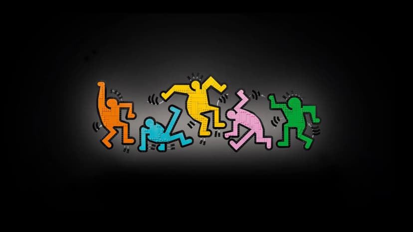 31216 Keith Haring – Dancing Figures